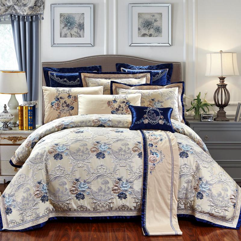 Luxurious Egyptian Cotton Sleeper Sofa Bed Sheets Set – 500 Thread Count, Deep Pocket 5" (Queen, Light Blue)